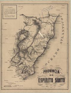 MAPA DA PROVINCIA DO ESPIRITO SANTO